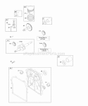 Camshaft Crankcase CoverSump Crankshaft PistonRingsConnecting Rod Diagram and Parts List for 094202-0117-E1  Briggs and Stratton Engine